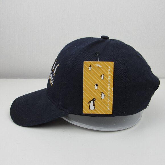 Falkland Islands Cap New Hat Blue Men's Adjustable Embroidered Penguins - Picture 3 of 10